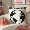 Mr Worldwide PPitbull Cushion Cover Pillowcase Short Plush Invisible zipper Room Sofa Cushion Cover