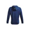 Under Armour Project Rock Charged Cotton Breathable Hoodie Men Hoodies Blue 1367033-404