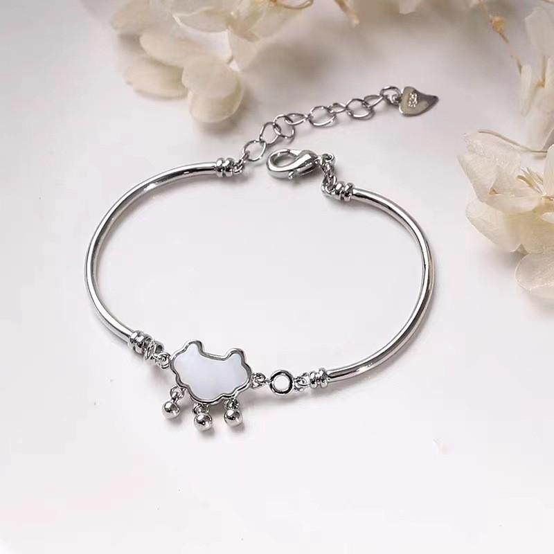 Modern Bracelet Lock For Women Geometric Design Personalized National Jewelry Style