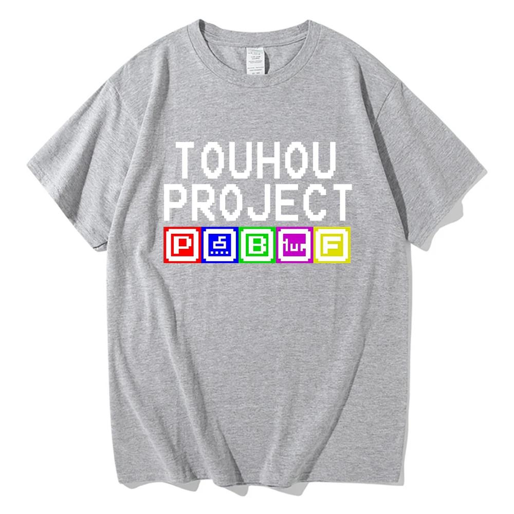 Anime TouHou Project Welcome Hell Tshirt 2025 women Clothing Harajuku Clothes Summer Tops Unisex Graphic T Shirts