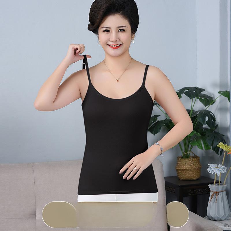 Spring New Style of Halter Top with Breast Pad and Sleeveless Top Inside