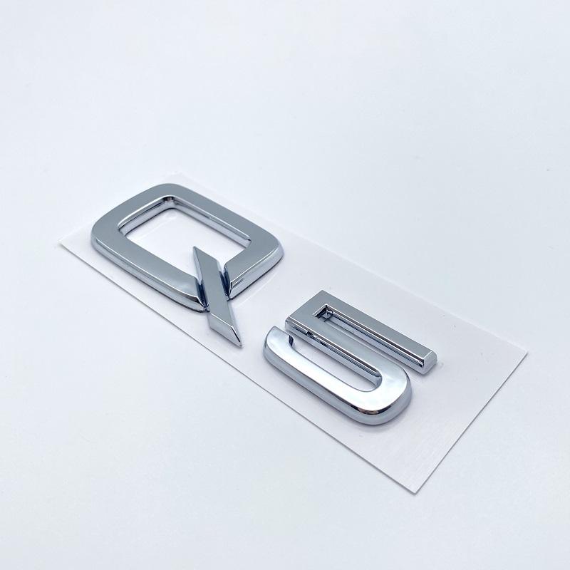 3D 2.4 3.6 4.2 Car Trunk ABS Badge Emblem For Car Rear Tailgate Fender Door Adhesive Badge for S A4 A5 A6 A7 A8 Q3 Q5 Q7