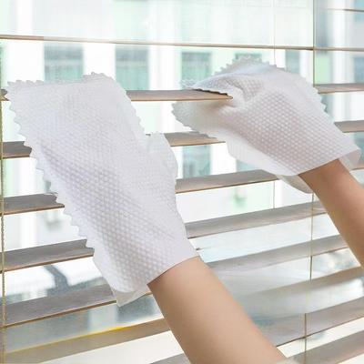100 Stück Putzlappen Handschuhe Reinigung Magisch Einweg Elektrostatisch Staubentfernung Adsorbierend Haare für Haushalt Frühjahrsputz Fensterwischen