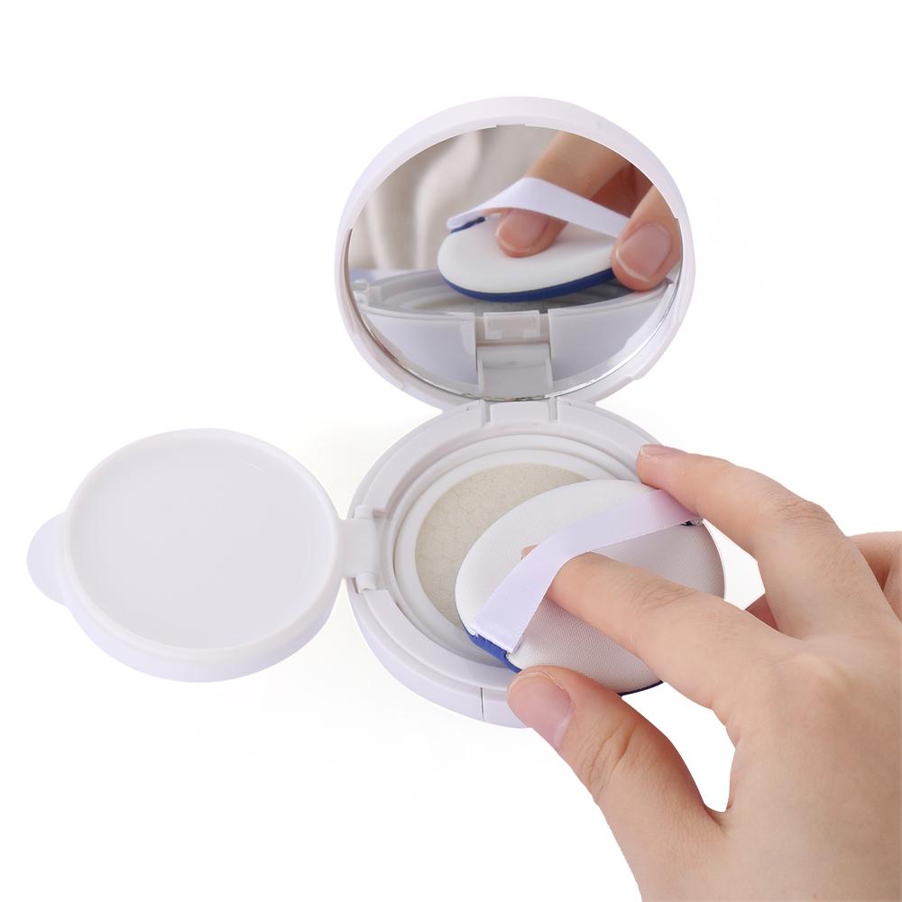 Box Mirror Makeup Case BB Cream Container Portable Cosmetic Container Empty Air Cushion Puff Box