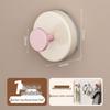 Walnut Suction Cup Hook - Wall-Mounted, High Load Capacity, Traceless Coat Hook for Bathroom
