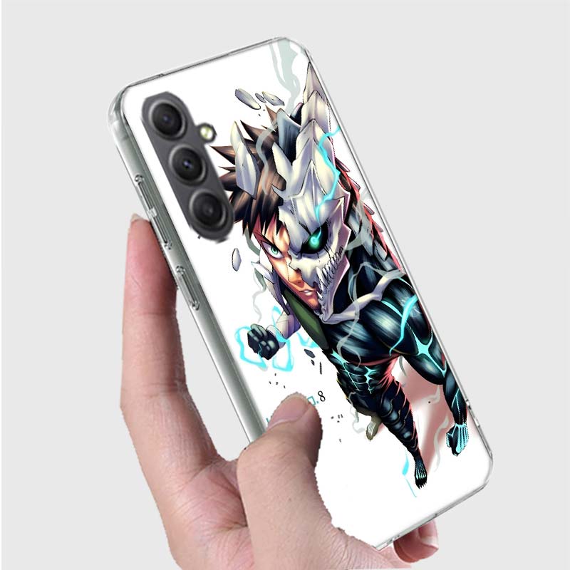 Kaiju No. 8 Anime Phone Case for Samsung A16 A26 A36 A56 A17 A37 A57 A07 A06 A02S A03 A04S A05S Galaxy Note 20 10 A50S A71 A51 A