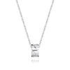 Stonehenge Crossing Silver Necklace Sa24C68F