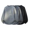 Mens Heavyweight Knit Sweater Long Sleeve Crew Neck Pullover Casual Base Layer Winter Wear