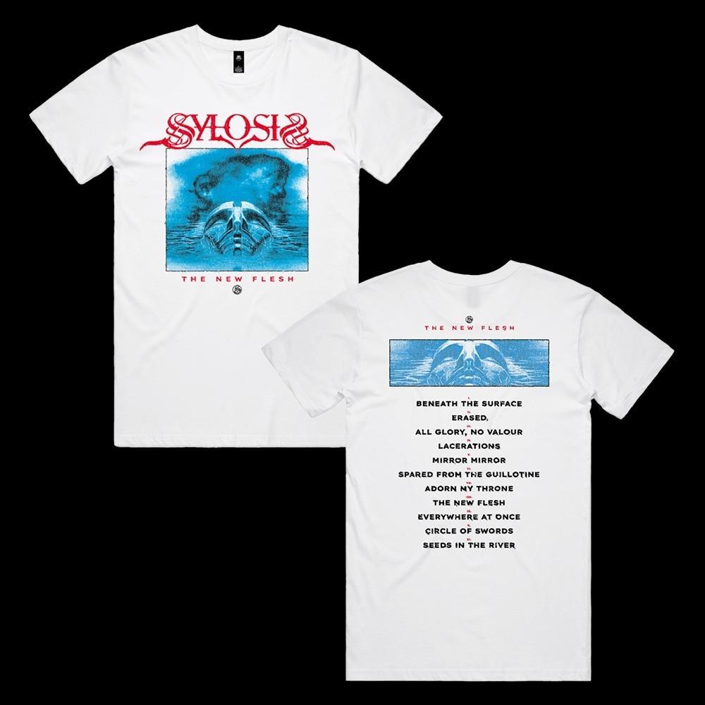 Collection Sylosis Band THE NEW FLESH 2 Sides White Shirt CL688 XXXL