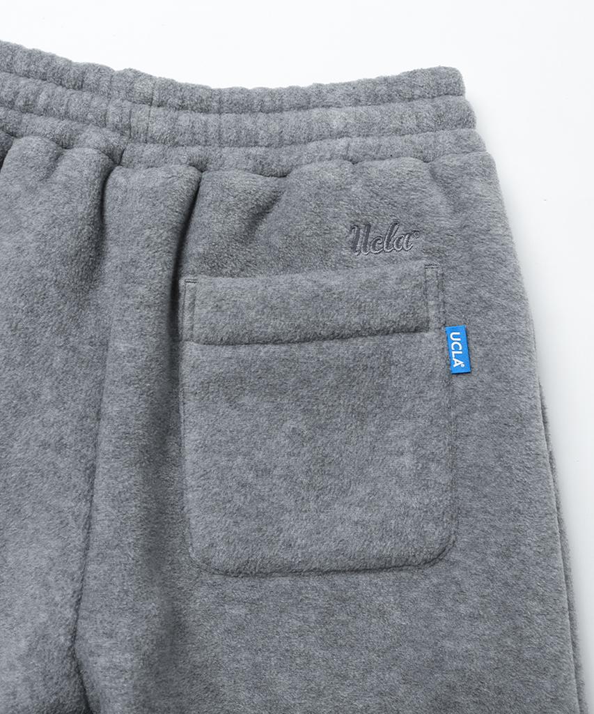 Ucla Unisex Polar Fleece Boa Wide Pants [M-Grey](Uzblpb2_51)