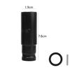 15-19mm Extended Hexagon Socket 6-Point Impact Sockets Metric Wrench Deep Impact Socket Wrench Head Tire Removal Car Repair Tool