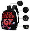 3PCS Numbered 6&7 Pattern Backpack Set | The Perfect Choice for School & Travel