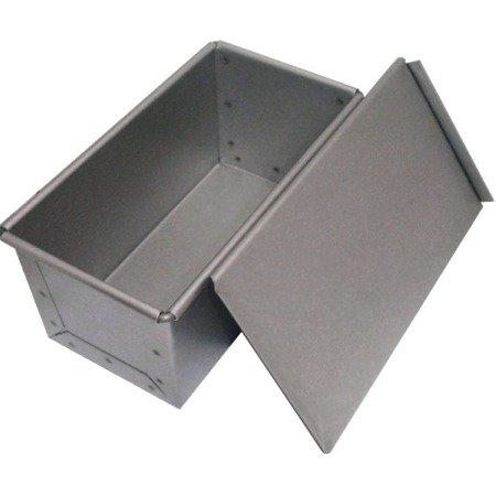 Asai Shoten Altite Bread Pan, 1 Loaf, with Lid, Gray