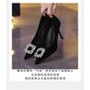 Black High Heels Women's Stiletto 2026 New Temperament Commuter Pointed Toe Single Shoes