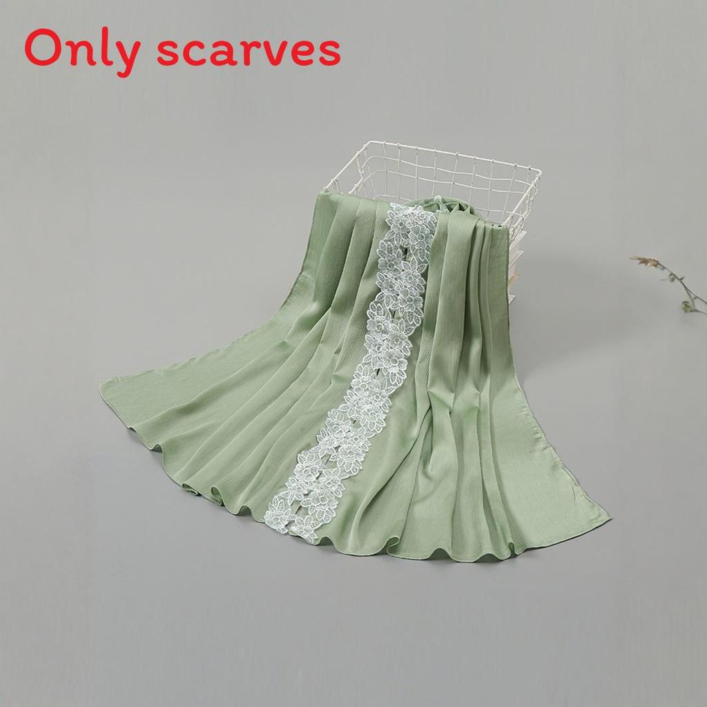 Silk Lace Headscarf For Women Summer Sun Protection Wedding Accessories