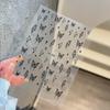 1PCS Black White Butterfly Laser Nail Stickers Nail Art Decoration Abstract Lines Bronzing Flowers Stickers For Nails