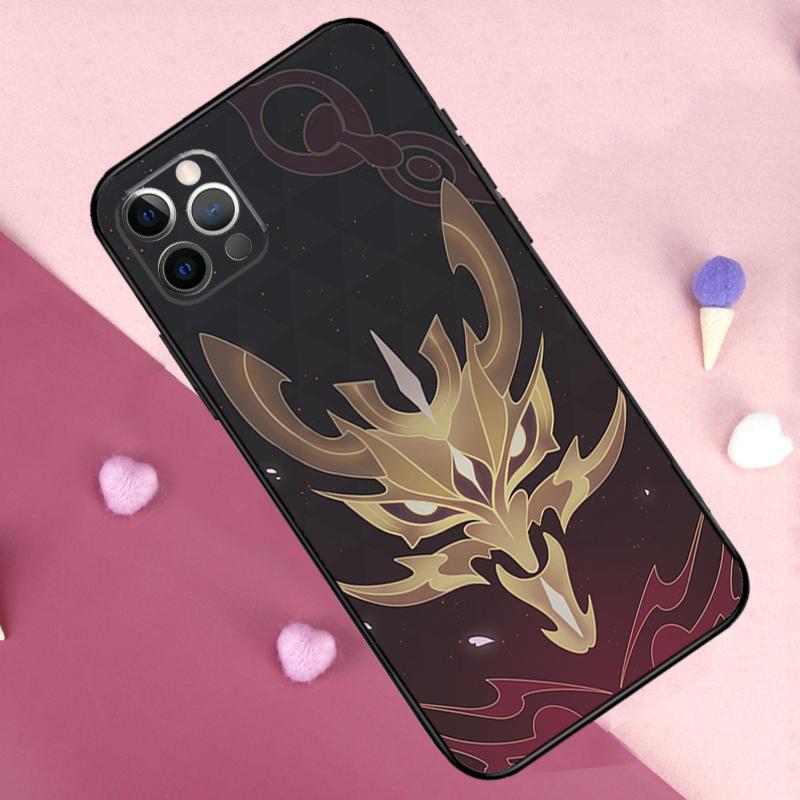 Anime Genshin Impact Phone Case For iPhone 17 Pro Max 11 14 15 16 Pro Max Plus 12 13 Mini 16e 17 Air Back Cover