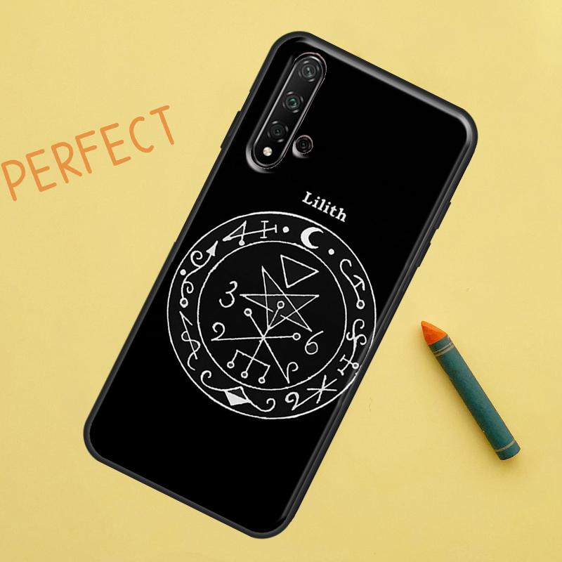 Witchcraft Occult Pentagram For Huawei Nova Y91 Y70 Y72 Y73 Y60 Y90 Y61 8i 7i 11i 12i 12s 9 10 SE P20 P30 P40 Lite Case