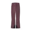 Damen Winter Kapuzen Reißverschluss Bordeaux Ski Gepolsterte Parka Mantel Anzug Set Dame Winddicht Hose Hosen Trainingsanzug
