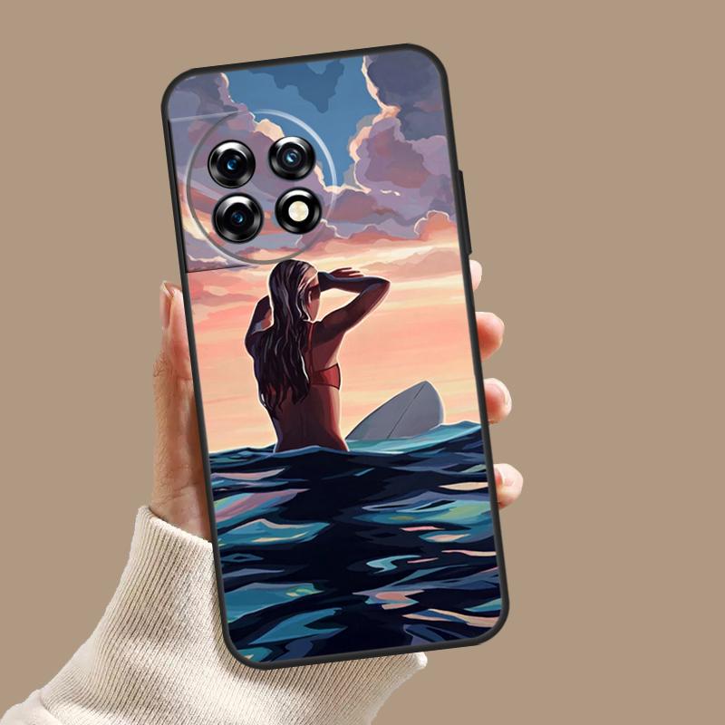Surfing Wave Case For OnePlus Nord 5 CE 4 3 Lite N20 N30 OnePlus 15 13 12 11 8 9 10 Pro 12R 13T 13R Cover