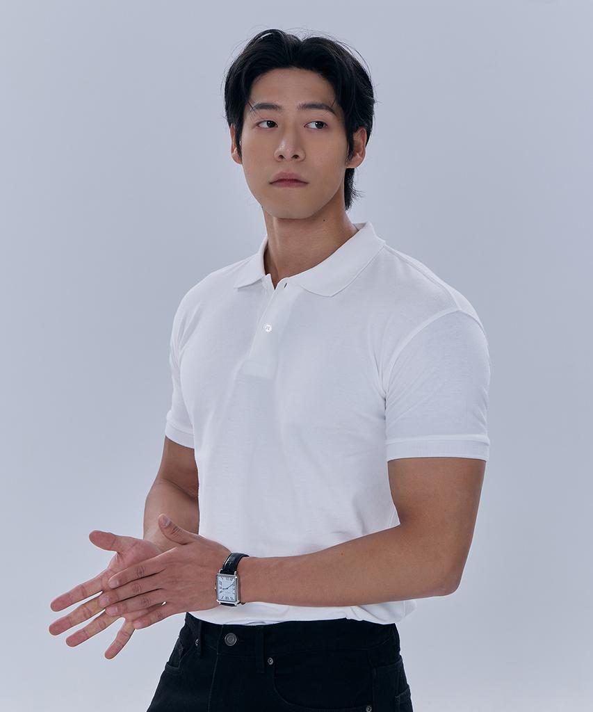NINEZ [2Pack] Signature Cotton Muscle Fit Polo Shirt Nspk01