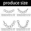 Adjustable Snake Toy Rings Reptiles Snake Climbing Rings Toy Hanging Swing For Reptiles Habitat Enrichment Climbing Play