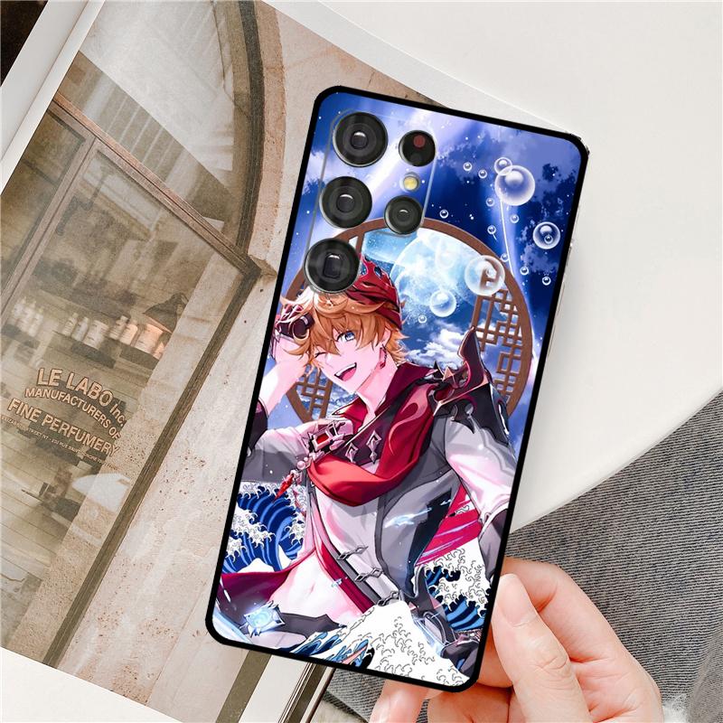 Tartaglia Genshin Impact Phone Case For Samsung Galaxy S24 Ultra S9 S10 S20 S21 S22 S23 Plus S24 FE S25 Ultra Cover