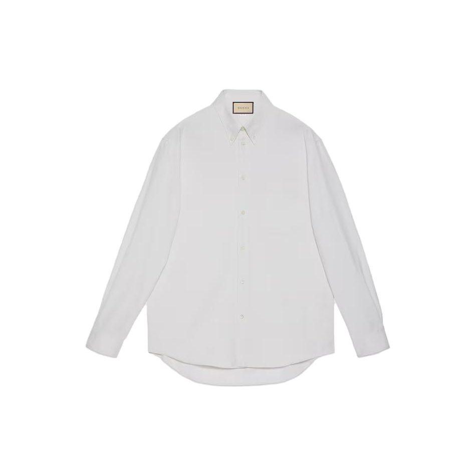 GUCCI Shirts Men's White Moderate Other 742711-ZANVH-9002