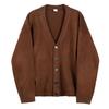 Herrenbekleidung V-Ausschnitt Einreihig Herrenbekleidung Strickpullover Locker Einfarbig Gestrickte Strickjacke Mantel Herbst