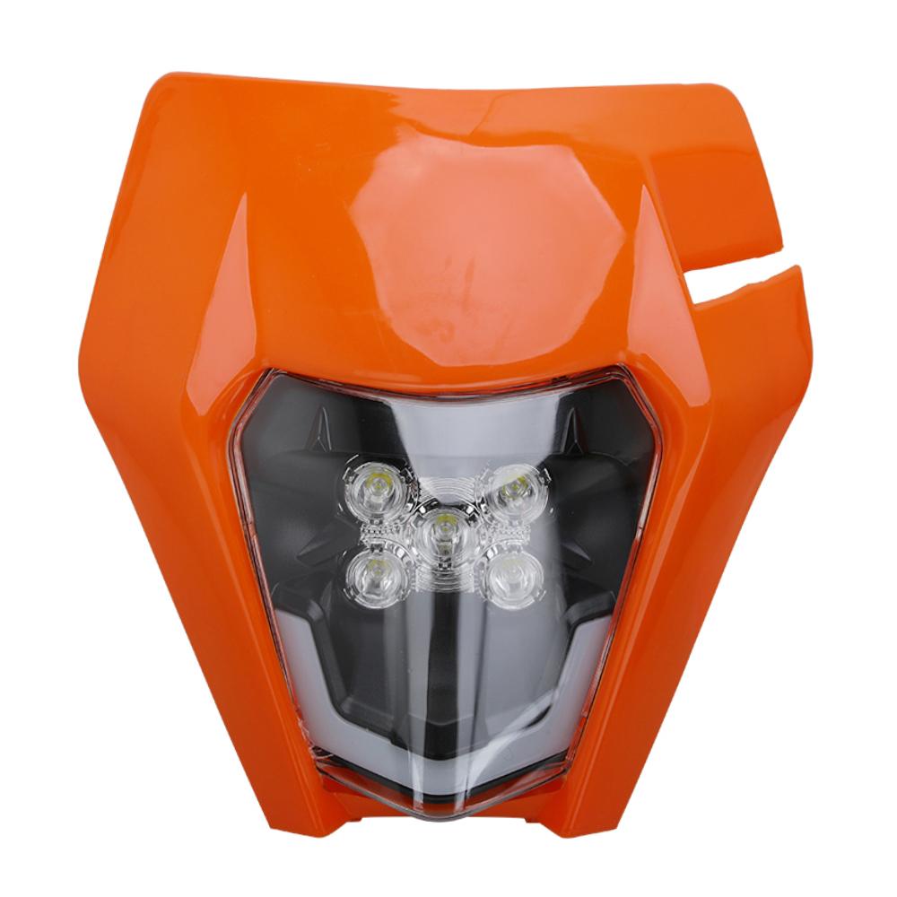 Universal Motorcycle LED Headlight Headlamp Head Lamp Light For KTM EXC EXCF SX SXF XC XCF XCW XCFW Dirt Pit Bike Accessories