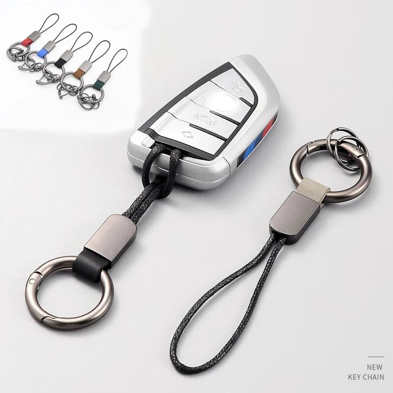 Car Sleek Carbon Fiber Style Keychain - 360° Rotatable, Universal Fit with Anti-Lost D-Ring, Durable for Men & Women Amagi