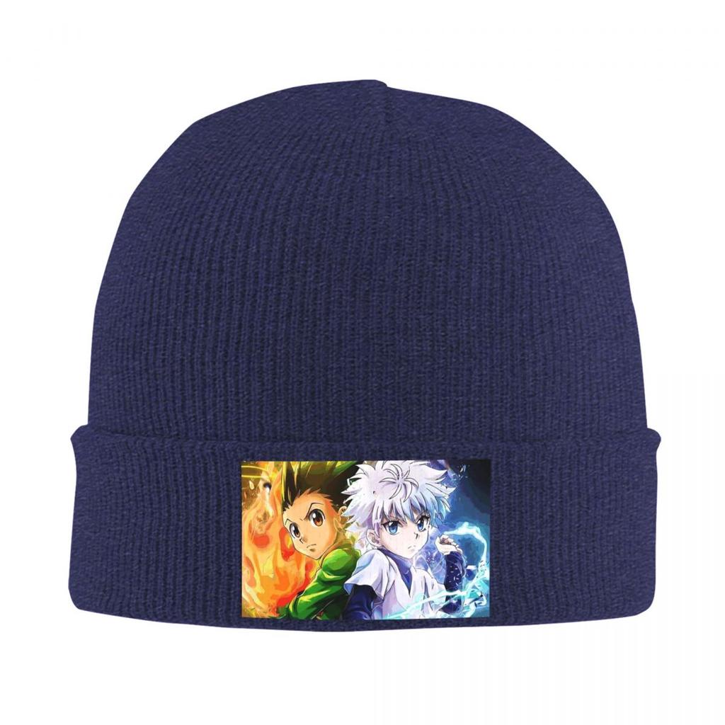 Anime Hunter X Hunter Warm Knitted Cap Winter Knit Bonnet Hat Skullies Beanies Hip Hop Caps for Unisex