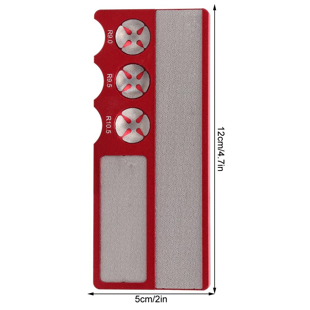 Multifunction Snooker Billiard Pool Stick Club Cue Tip Radian Shaper Grinding Repair Toolred
