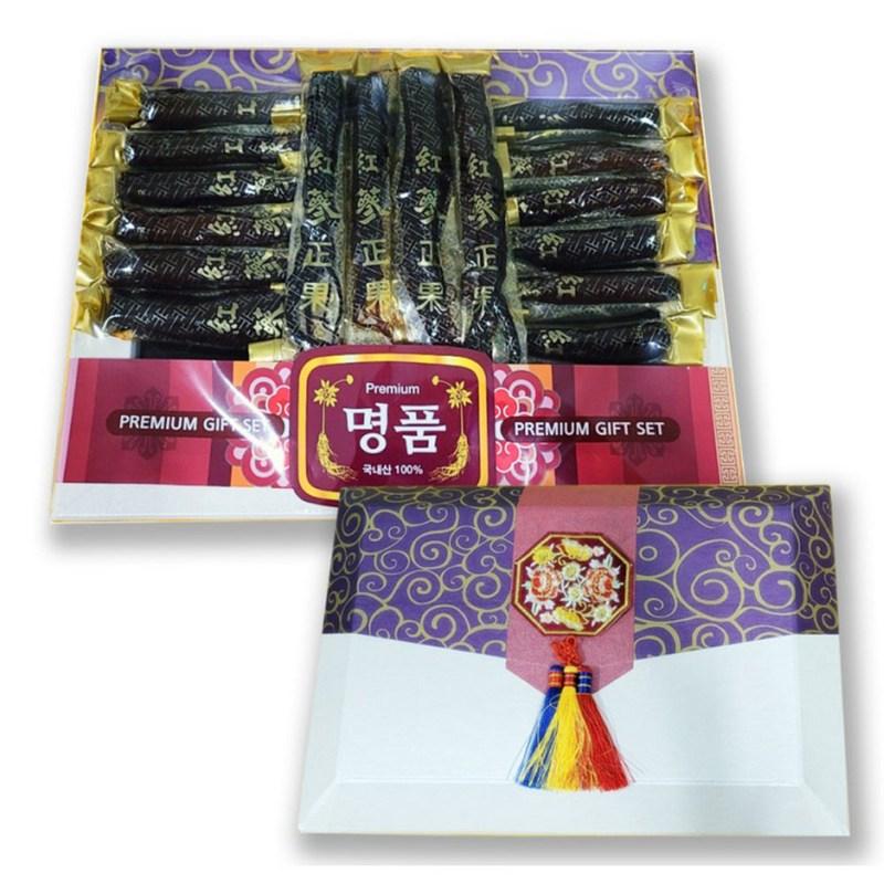 Geumsan Red Ginseng Peel and Slices, Korean Ginseng, Pickled Hanppuri, Vacuum Meeting Gift, Return Greeting from Parents, 500g, 1 Piece