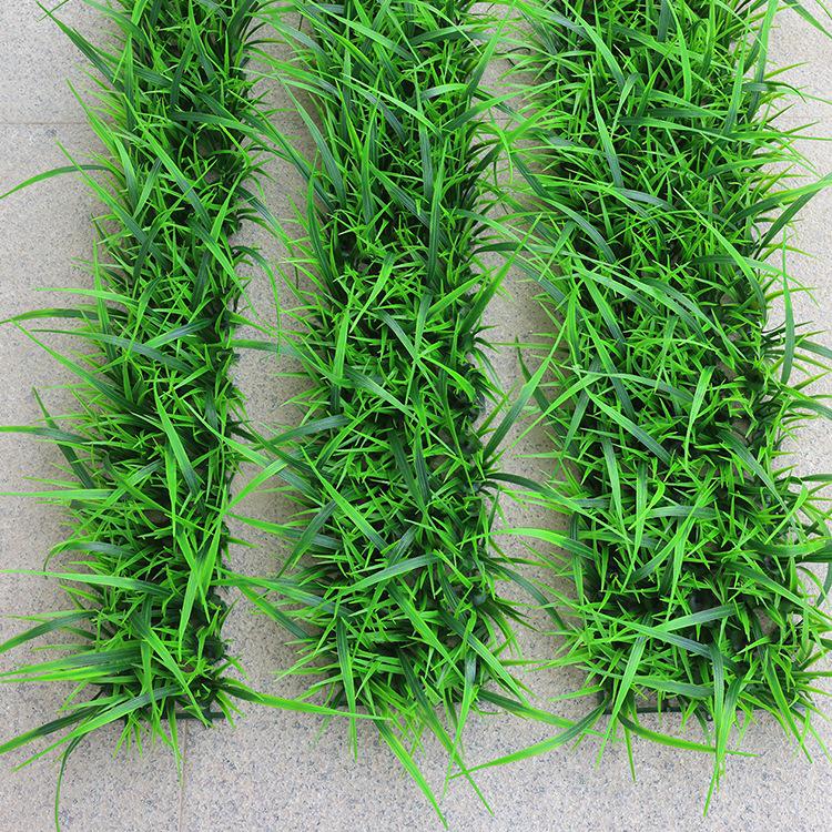 Artificial Green Plant Wall with Flowers - Decorative Turf Mat for Landscaping and Windowsills