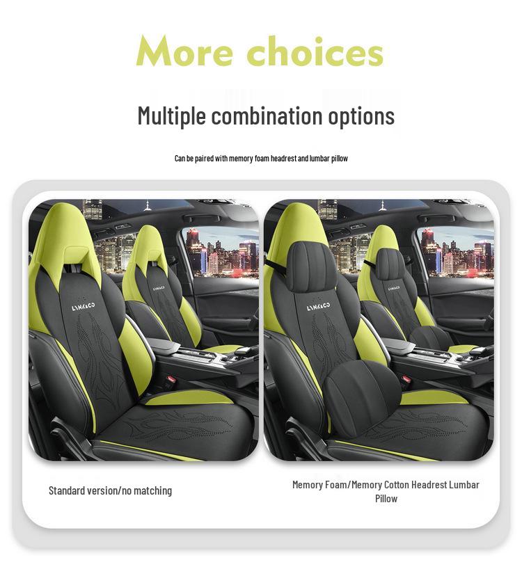 Lynk&Co 03 Autostoelkussen - Nieuw Model Zadelhoes voor Voertuigen met Vijf Zitplaatsen