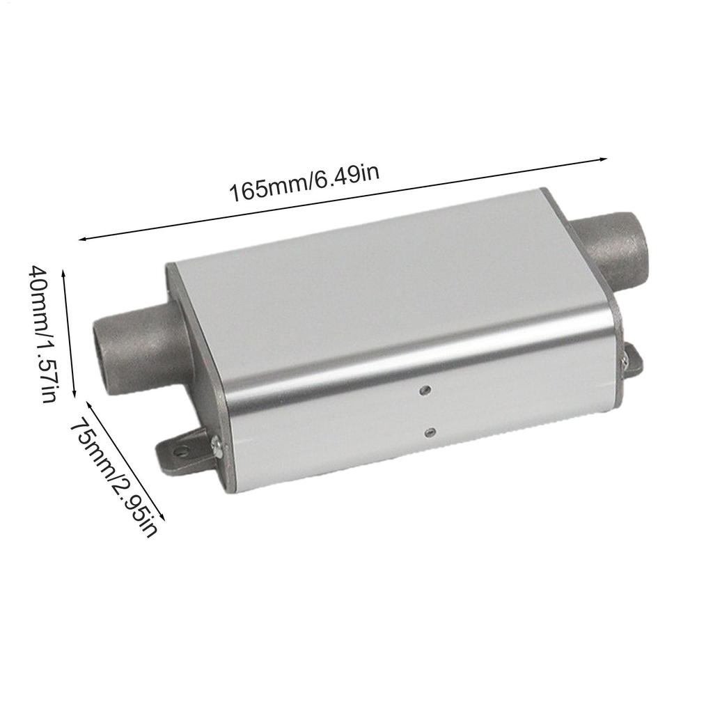 Auspuffschalldämpfer 2kw/5kw/8kw Standheizung Aluminiumlegierung Schalldämpfer Geräuschreduzierung für Geräuschreduzierer Parken LKW Auto Luftheizung