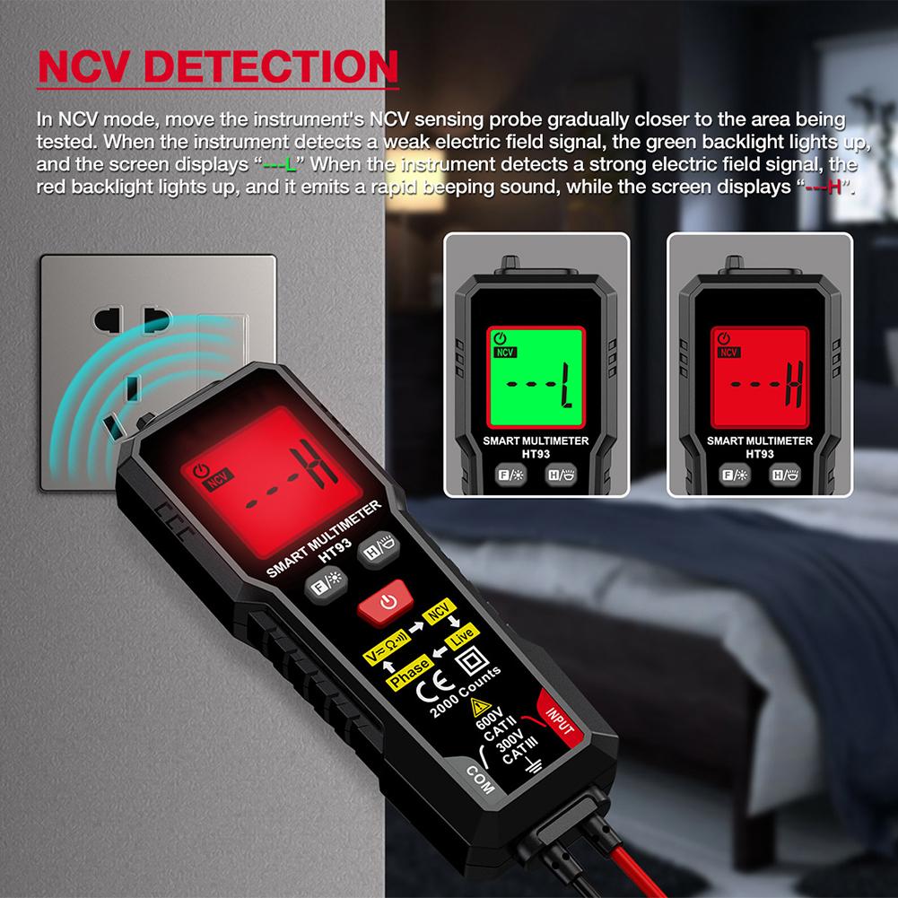 Phase Test Digital Multimeter NCV Detection Multimeter Smart Multimeter