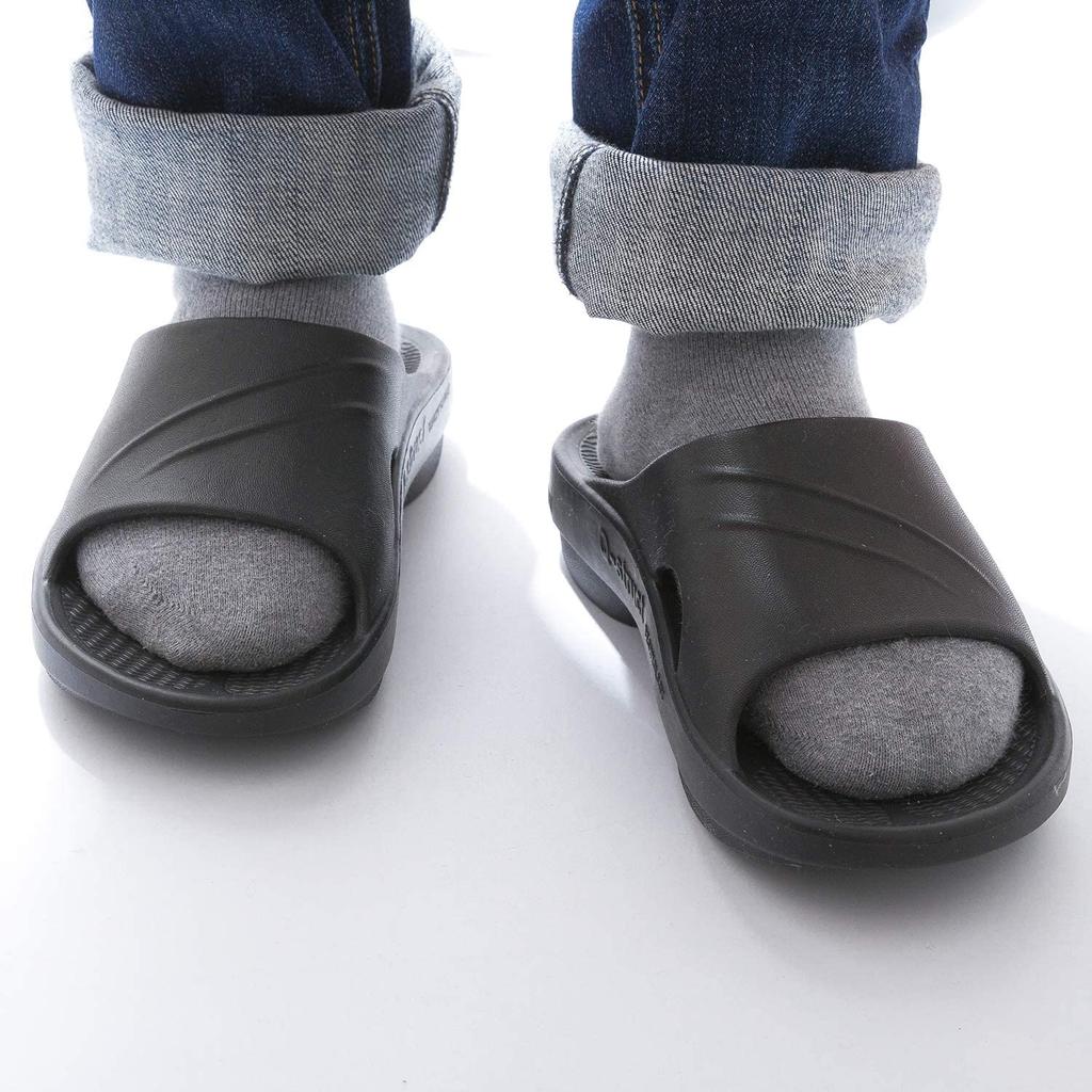 Foot Arch Thick cm [KUROO] Slippers, Sandals, Release, Support, Sole, Unisex, Navy, 26.0~27.5