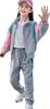 Jacket and Korean Long Junior Exercise Kindergarten Size Height [CREAM] Kids' Girls' Tracksuit, Sweatshirt, Sportswear, Outerwear, Pants, Casual,