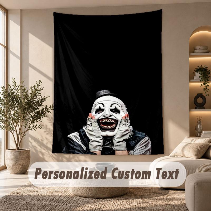 Wall Hanging Tapestry Art Cloth Bedroom Room Background DecorTerrifier Art the Clown