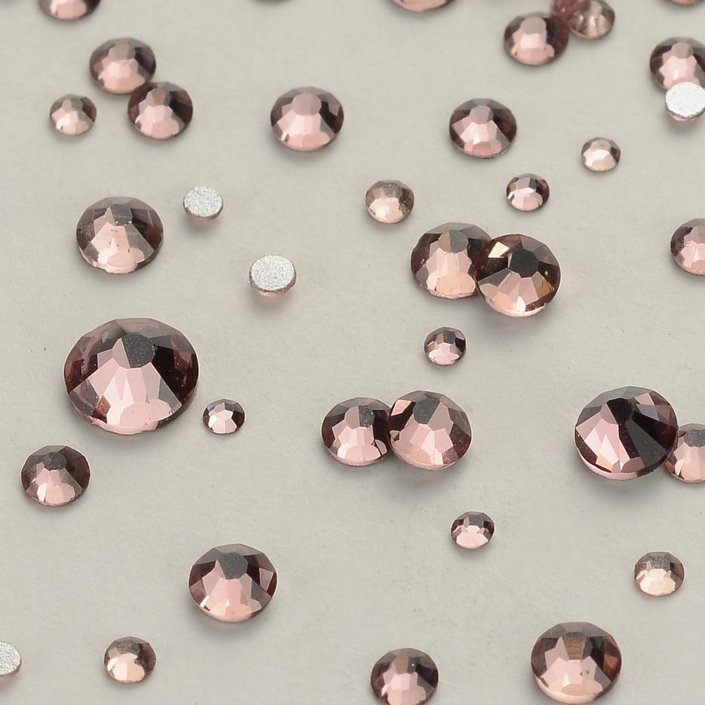 Rhinestones Multi Sizes Colorful Non Hotfix Rhinestone Flat Back Nail Rhinestones for DIY Crafts
