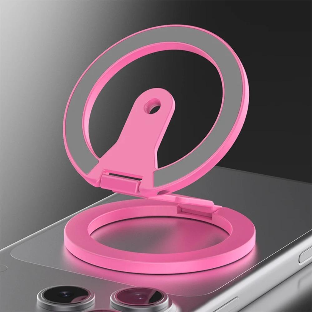 For magsafe Magnetic Phone Holder, Double-sided Magnetic Ring Buckle, Rotating And Folding Metal Stand Support Bracket Grip