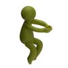 1 pz/6 pz Supporto per piante Impermeabile Supporto per piante Mini Man Supporto per piante per fiori recisi Germogli Nutrimento delle piante