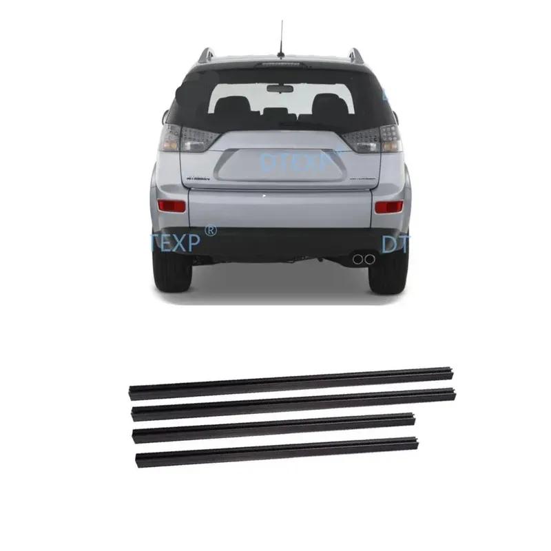 4 Bucăți Cauciuc Negru Interior Geam Fereastră pentru Outlander 2007-2012 CW 5727A258 Bandă de Protecție Împotriva Vremii pentru Peugeot 4007 Airtrek 2nd