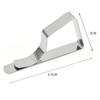 8Pcs Stainless Steel Tablecloth Clamps Anti-Slip Tablecloth Organizer Clip