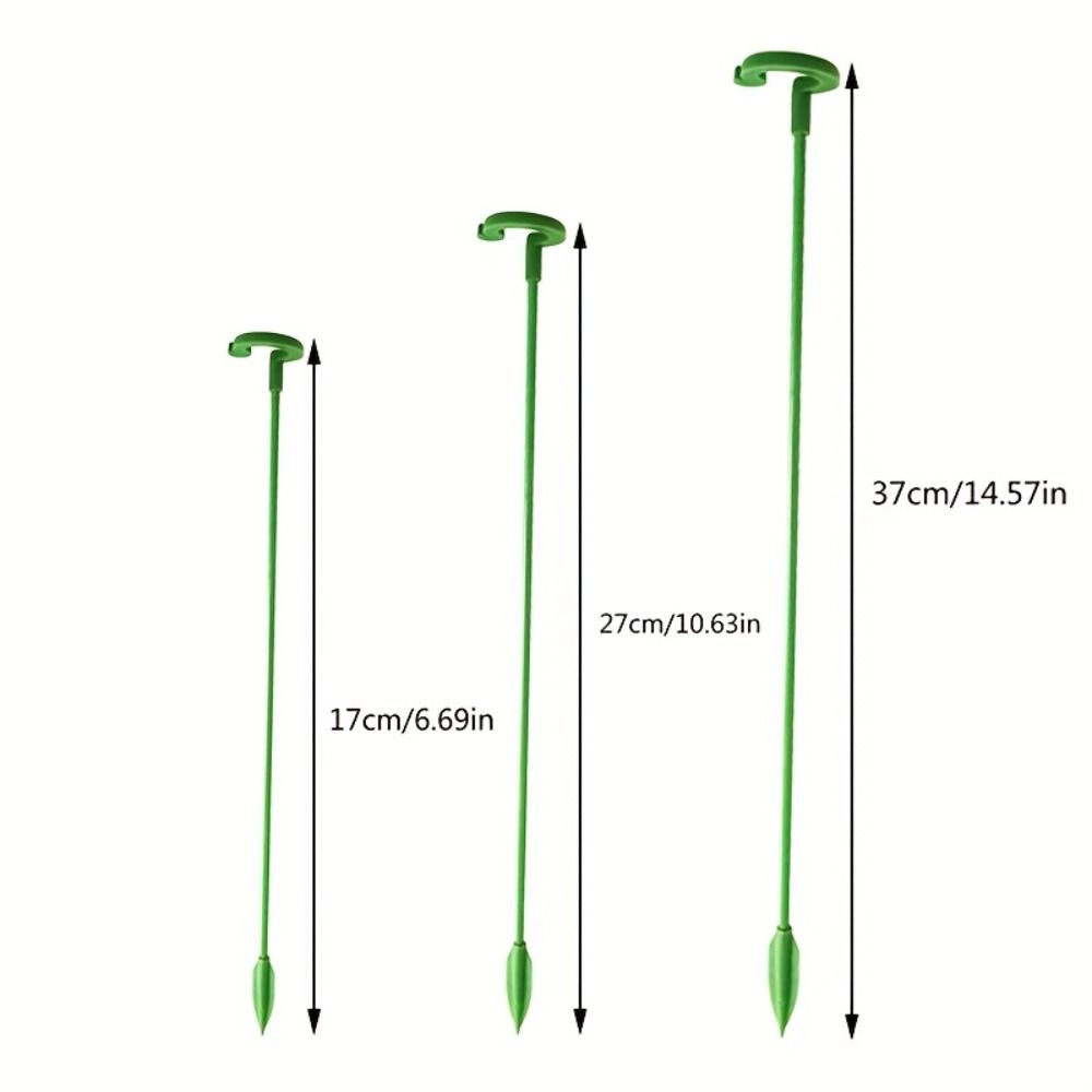 10Pcs Support Rod Bonsai Fixing Tool 17/27/37cm Flower Vine Climbing Bracket  Vegetables Vine