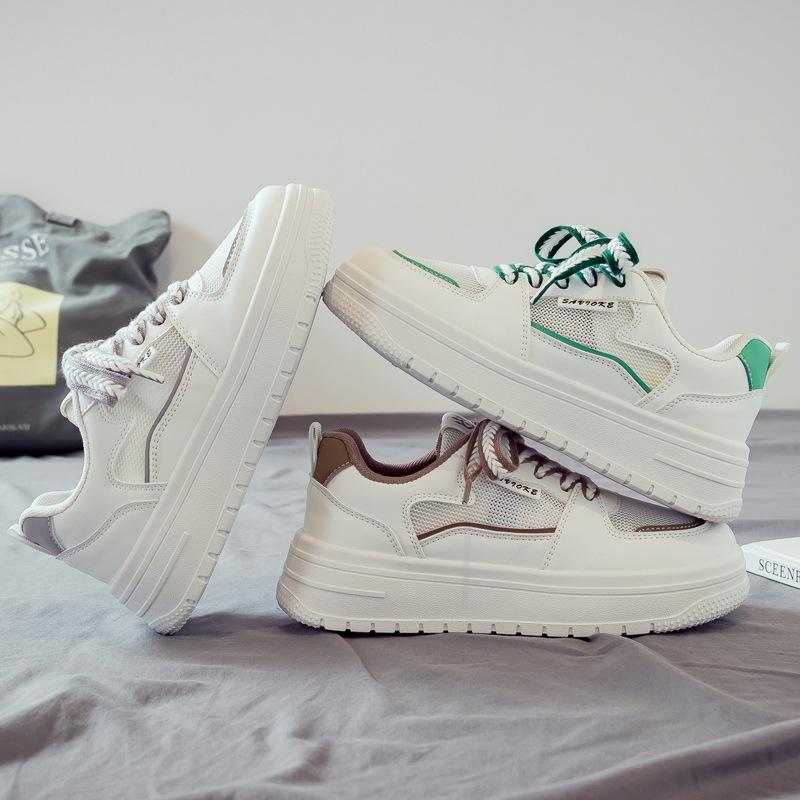 Spring and summer mesh breathable women's shoes new student versatile sports shoes board shoes