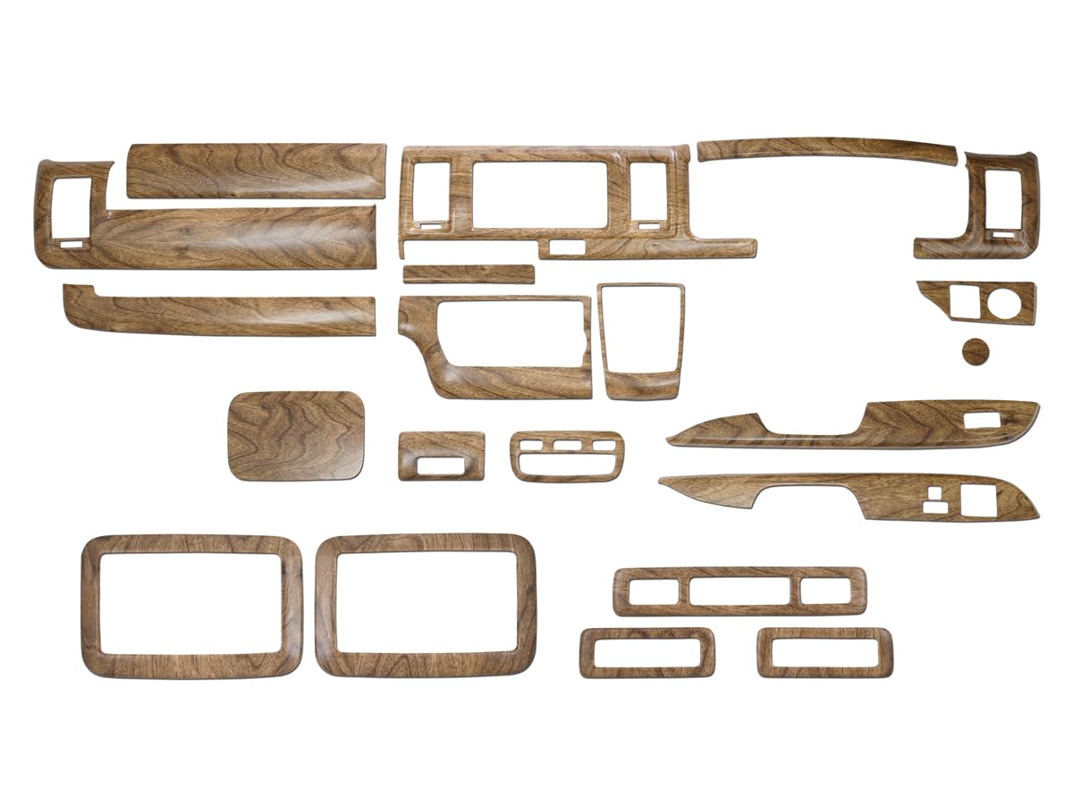 

natural rear air conditioning panel for Toyota Hiace 200 series and 8th standard Super TRISTAR S [21-piece wood-look (4th, 5th, 6th, 7th, generation,