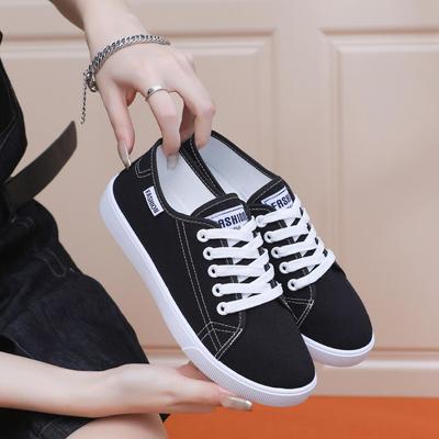 Damen Weiße Schnür-Canvas-Schuhe - Weiche, Atmungsaktive, Lässige Allround-Sneaker für Frühling und Herbst